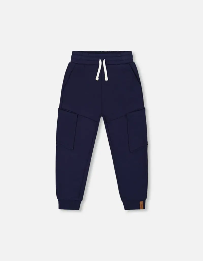 Deux par Deux French Terry Navy Pants