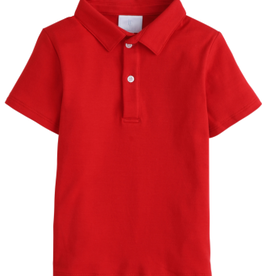 Little English Short Sleeve Polo Red