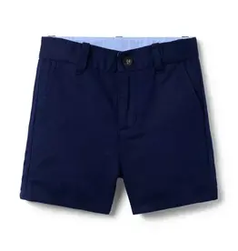Janie and Jack SALE Navy Linen Shorts