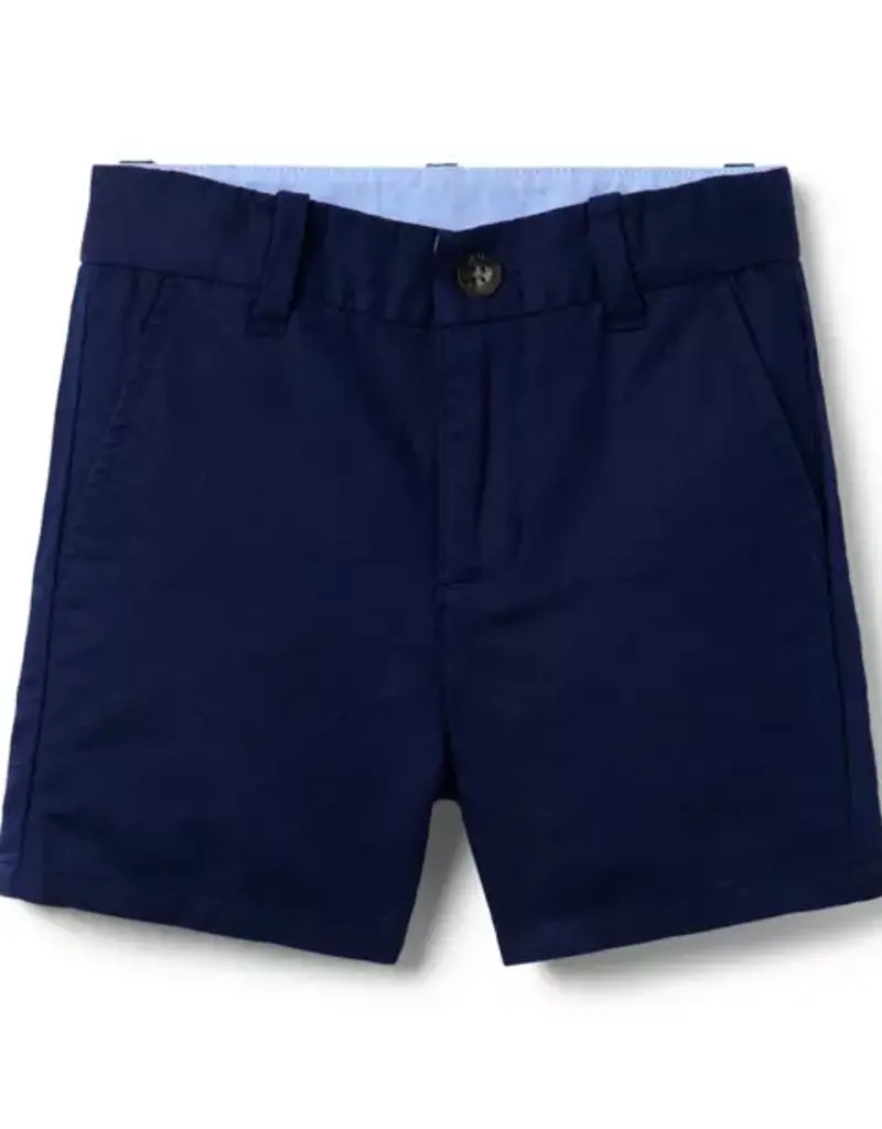 Janie and Jack Navy Linen Shorts