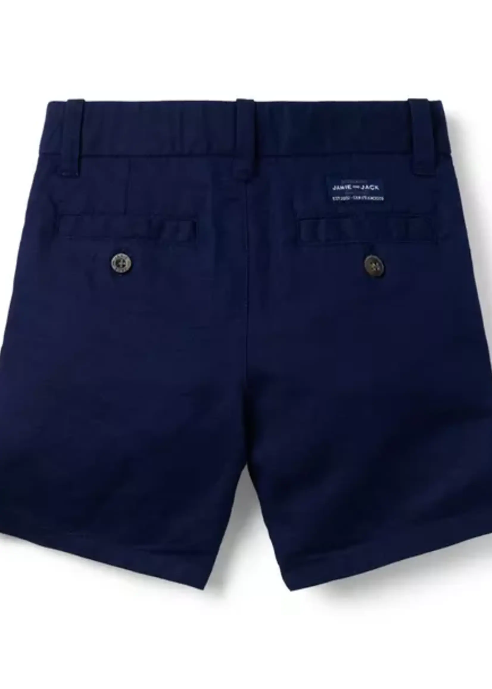 Janie and Jack Navy Linen Shorts