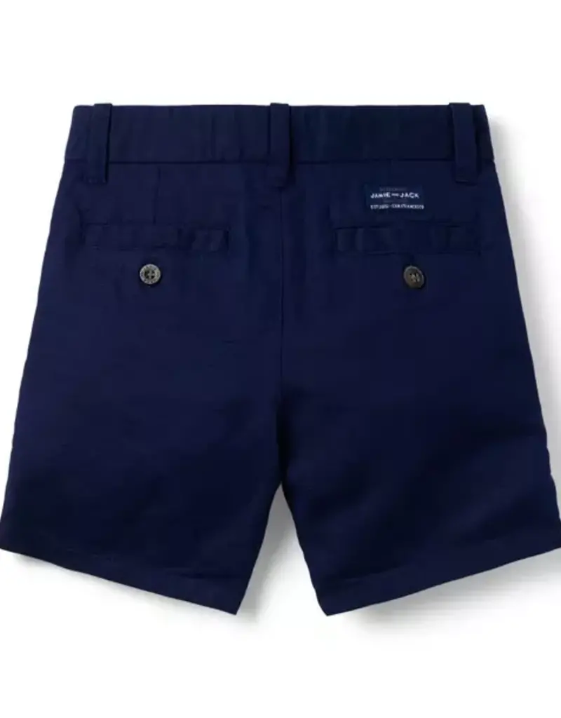 Janie and Jack Navy Linen Shorts