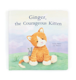 Jellycat Ginger, the Courageous Kitten Book