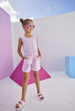 Bisby Rugby Romper Petal Stripe