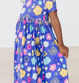 Mila & Rose Floral Frenzy S/S Pocket Twirl Dress