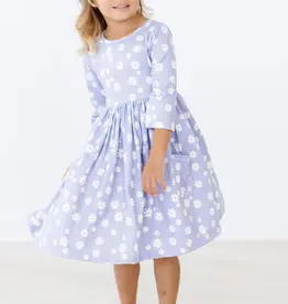 Mila & Rose Dainty Daisies 3/4 Sleeve Pocket Twirl Dress