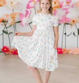 Mila & Rose Tied in Love S/S Pocket Twirl Dress