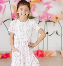 Mila & Rose Rosie Posie S/S Pocket Twirl Dress