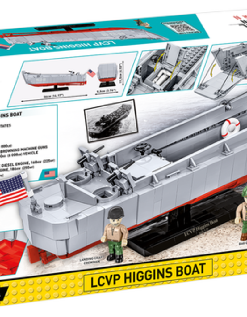 Cobi Toys HC WWII LCVP HIGGINS BOAT