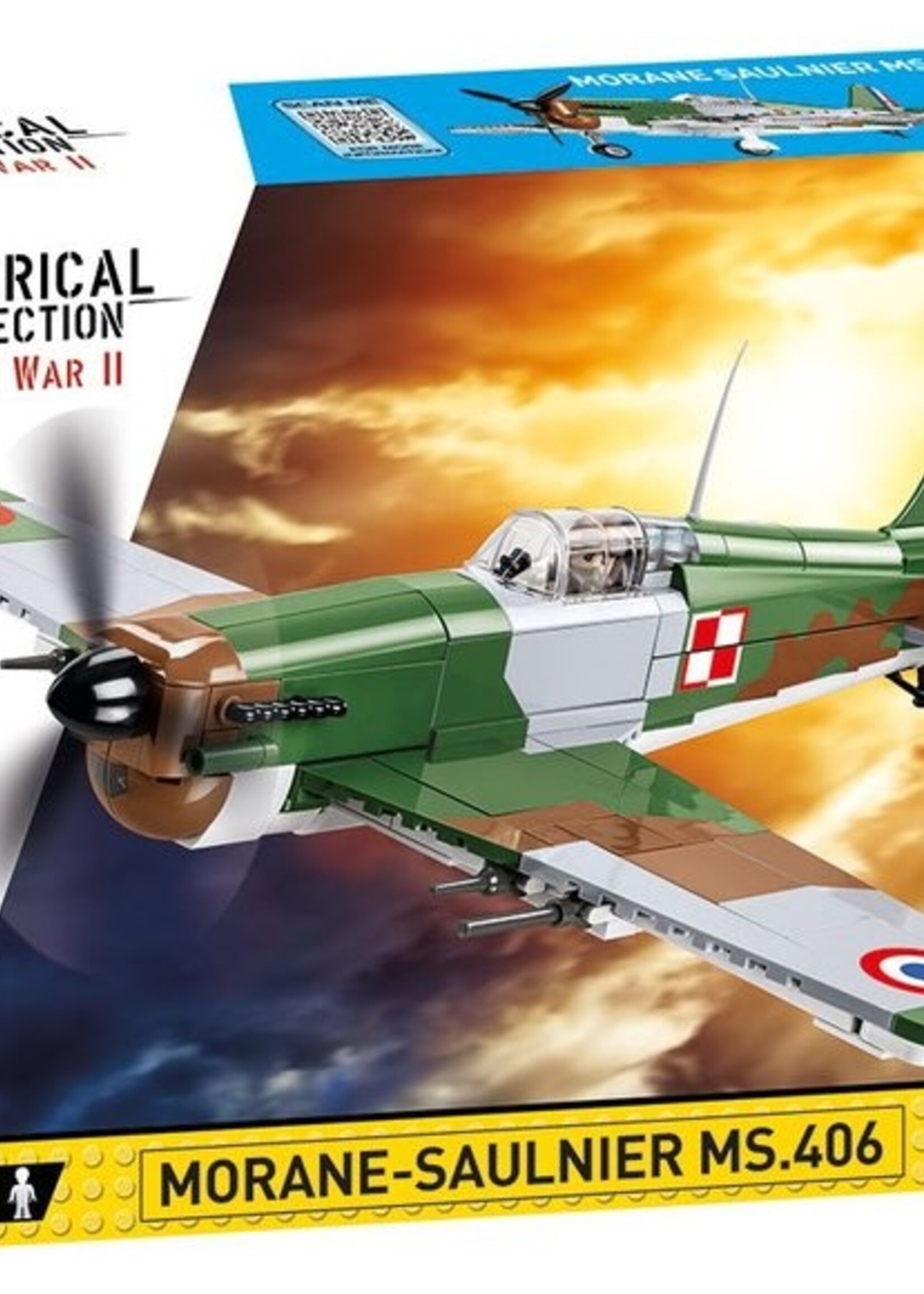 Cobi Toys WWII MORANE-SAULNER MS. 406