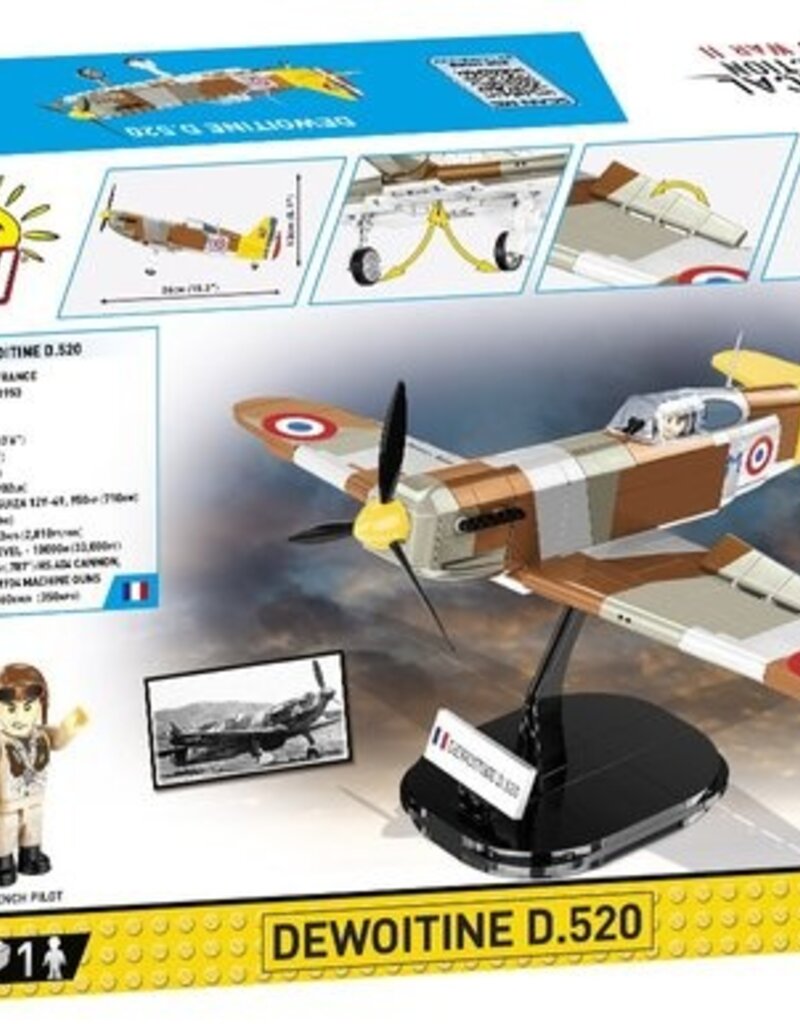 Cobi Toys WWII DEWOITINE D.520