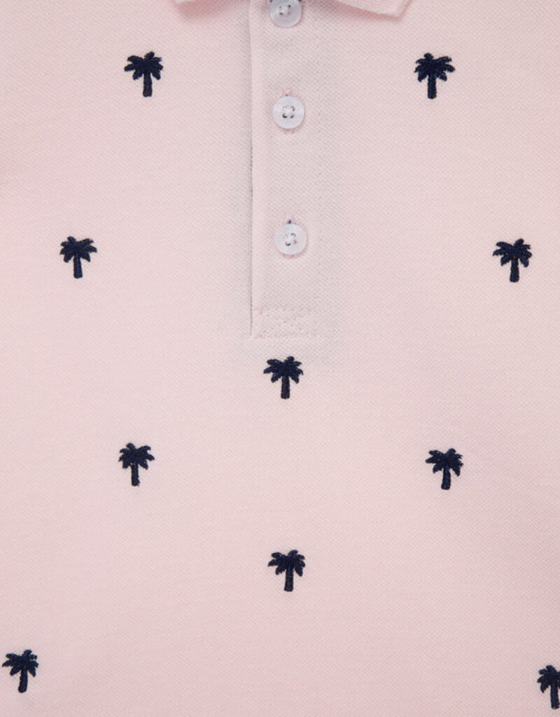 Little Me Palm Polo Short Set