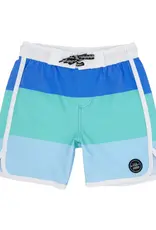 Feather 4 Arrow Block Stripe Boardshort Marina Blue