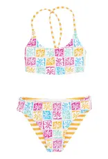 Feather 4 Arrow Waverly Reversible Bikini Golden Sun