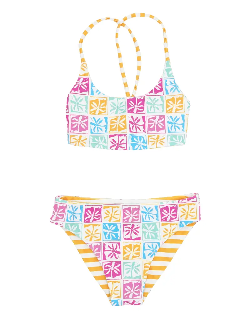 Feather 4 Arrow Waverly Reversible Bikini Golden Sun