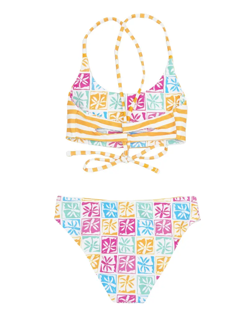 Feather 4 Arrow Waverly Reversible Bikini Golden Sun