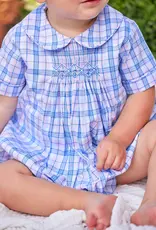 Little English Chest Smocked Bubble Albany Plaid