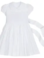 Little English Emery Smocked Dress White