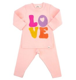 oh baby! Cotton Candy Love Terry Appl 2pc Set