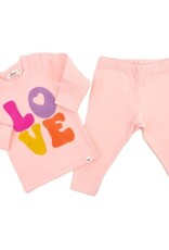 oh baby! Cotton Candy Love Terry Appl 2pc Set