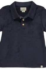 Me & Henry Watergate Terry Towelling S/S Polo Navy