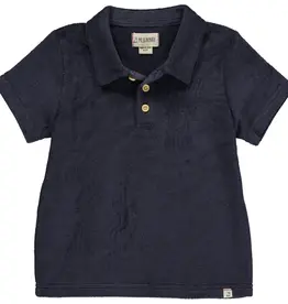 Me & Henry Watergate Terry Towelling S/S Polo Navy