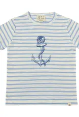 Me & Henry Newquay Printed Tee Blue Anchor