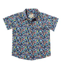 Me & Henry Maui Print S/S Shirt Multi Buoys