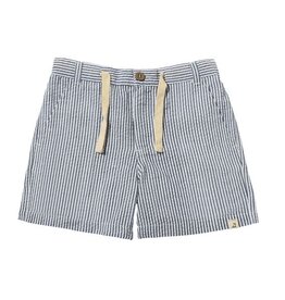 Me & Henry Crew Shorts Navy White Seersucker