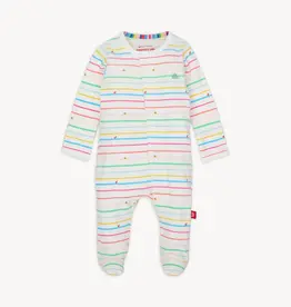 Magnetic Me RAINBOW ROAD ORGANIC COTTON FOOTIE