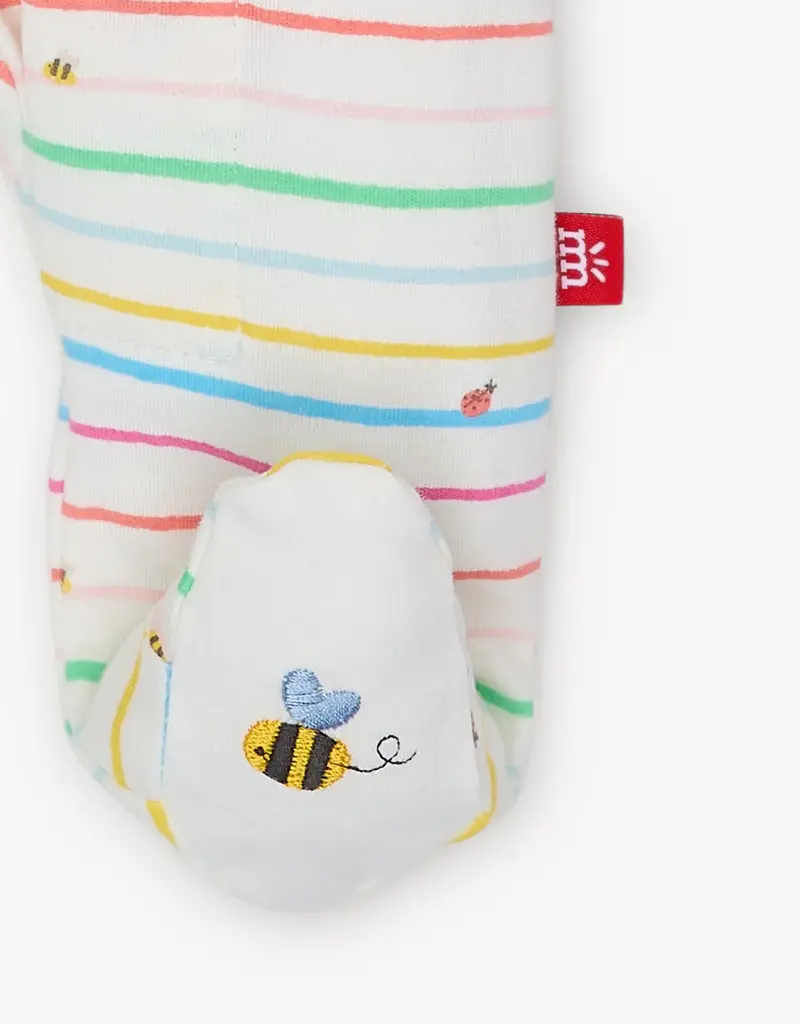 Magnetic Me RAINBOW ROAD ORGANIC COTTON FOOTIE