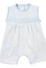 Magnolia Baby Gingham Dots Short Playsuit