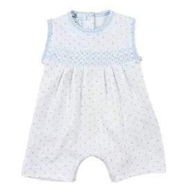 Magnolia Baby Gingham Dots Short Playsuit
