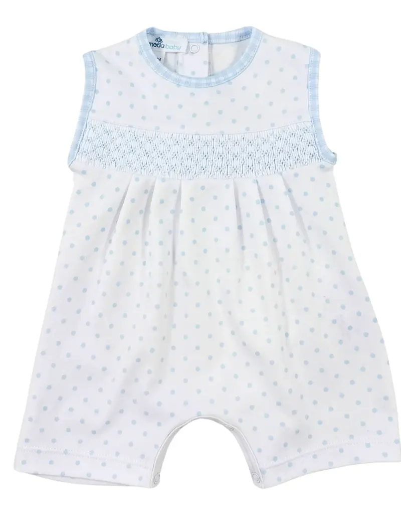 Magnolia Baby Gingham Dots Short Playsuit