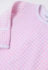 Magnolia Baby Pink Mini Checks Footie