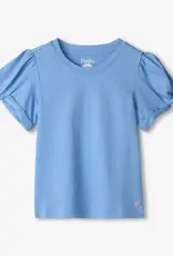 Hatley Kids cornflower blue twisted sleeve tee