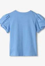 Hatley Kids cornflower blue twisted sleeve tee