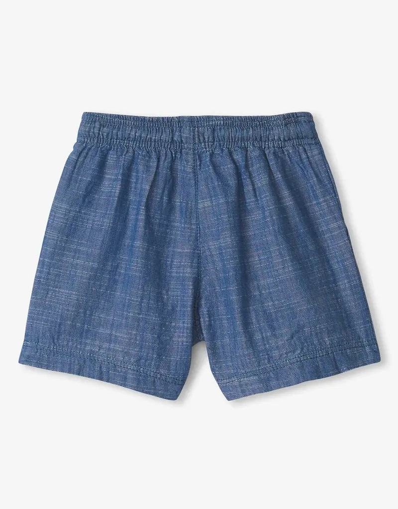 Hatley Kids blue indigo toddler pull on shorts