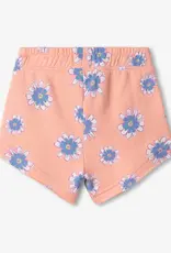 Hatley Kids doodle daisy pull on shorts apricot
