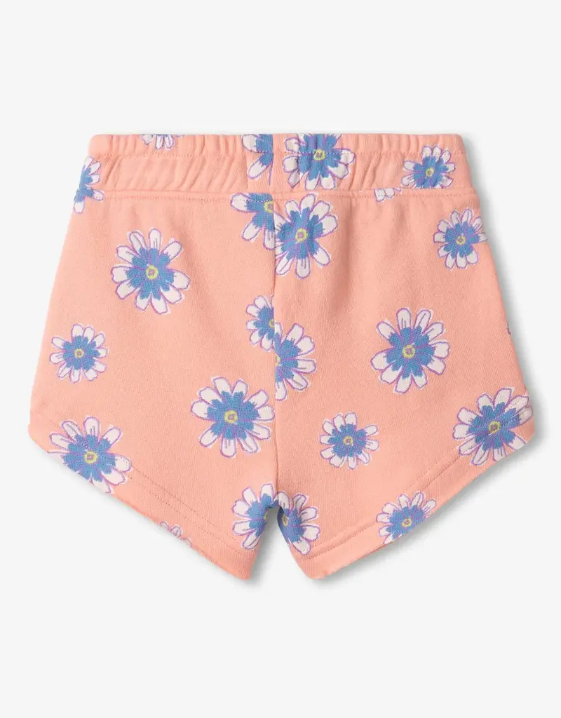 Hatley Kids doodle daisy pull on shorts apricot