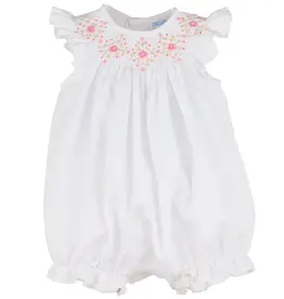Luli & Me Classical Damond Smock Bubble White