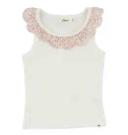 oh baby! Forget Me Nots Bella Collar Tank Pale Pink