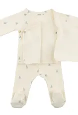 oh baby! Mini Sailboats Kimono Set Milk