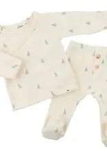 oh baby! Mini Sailboats Kimono Set Milk