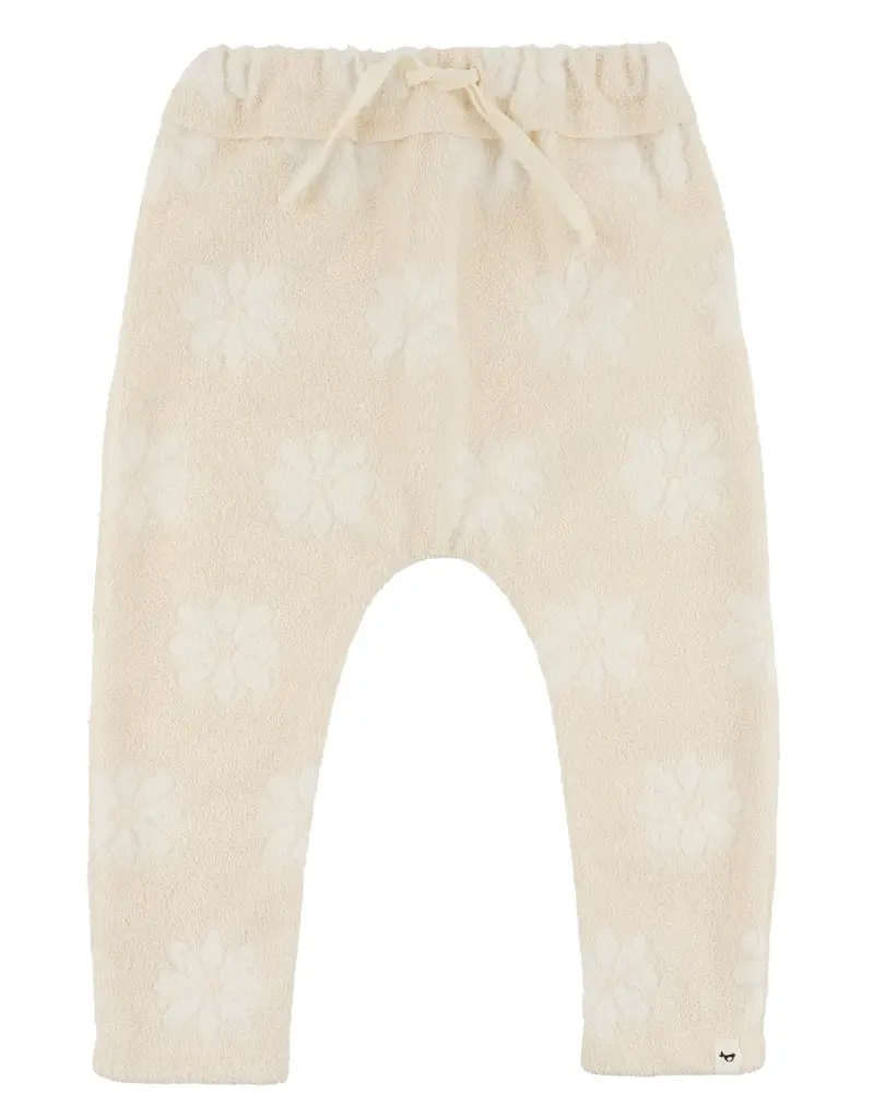 oh baby! Flowers Sculpted Terry Brooklyn Jogger Straw
