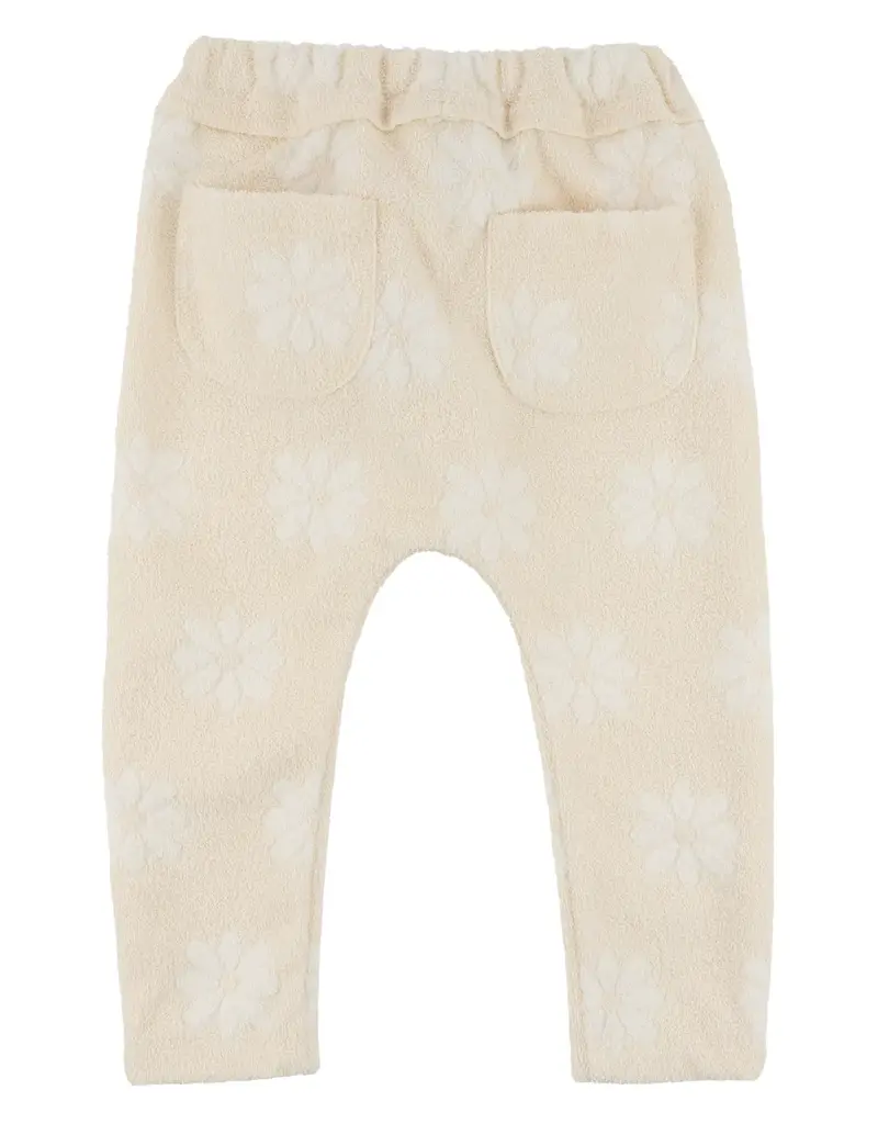 oh baby! Flowers Sculpted Terry Brooklyn Jogger Straw