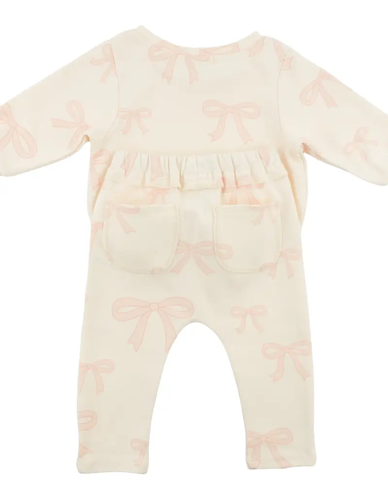 oh baby! Big Bows Pink Brooklyn Boxy Jogger Set