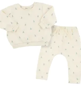 oh baby! Mini Sailboats Brooklyn Boxy Jogger Set