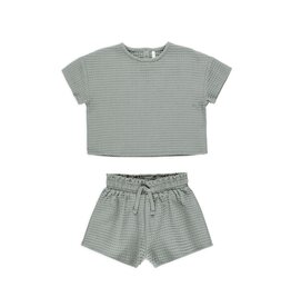Rylee + Cru Inc. GIRLS WAFFLE SET EUCALYPTUS
