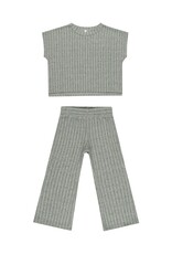 Rylee + Cru Inc. COZY RIB KNIT SET EUCALYPTUS